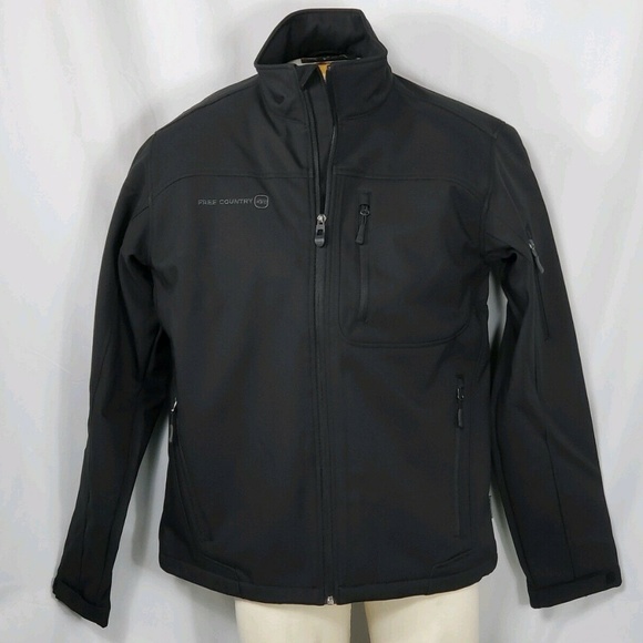 Free Country Coat Black Size S Men's Cubic Dobby Softshell New with Tags - Picture 2 of 16